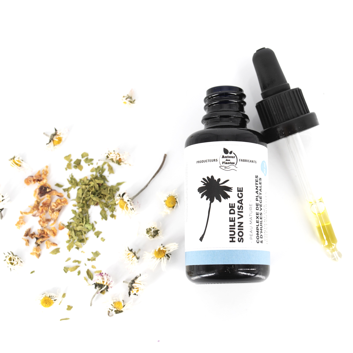 Huile de soin visage bio