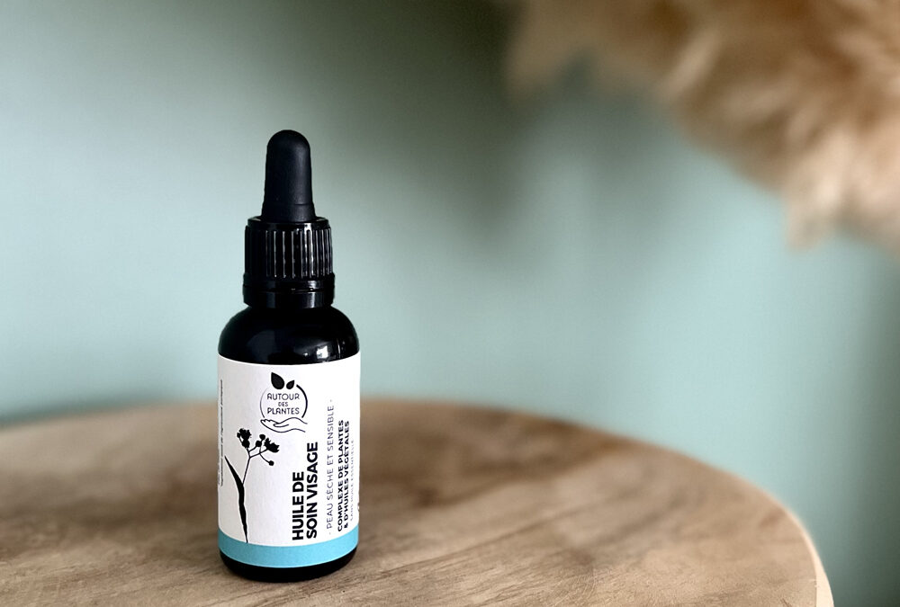 Huile visage avant ou apres creme Autour des Plantes