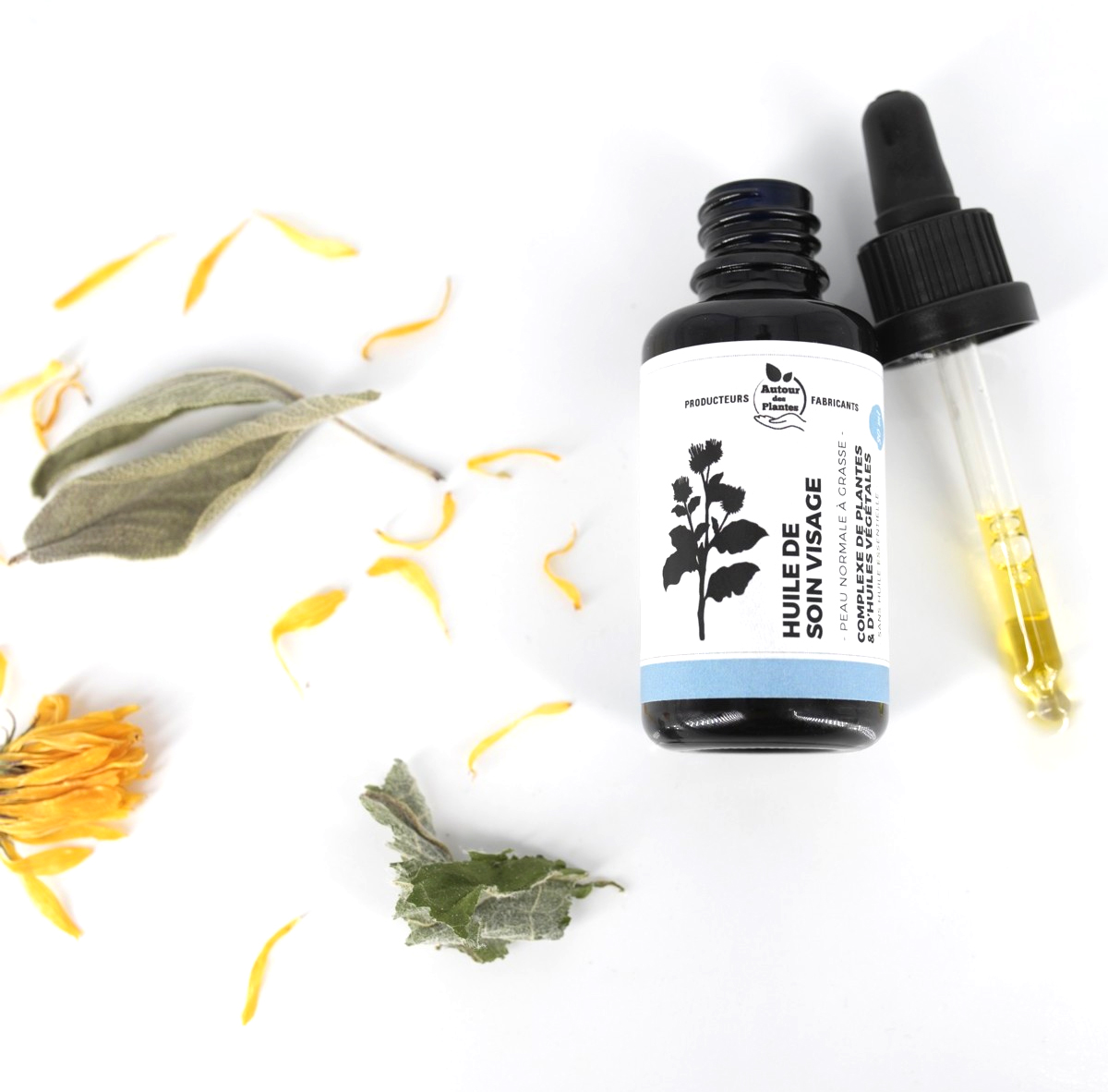 Huile de soin visage bio