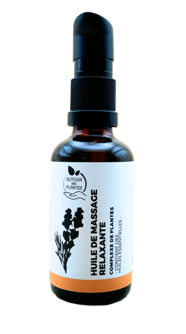 Huile de massage relaxante Autour des Plantes